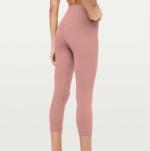 Lululemon Align Crop 21" Spanish Rose Tights 8